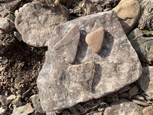 triangle river rocks 